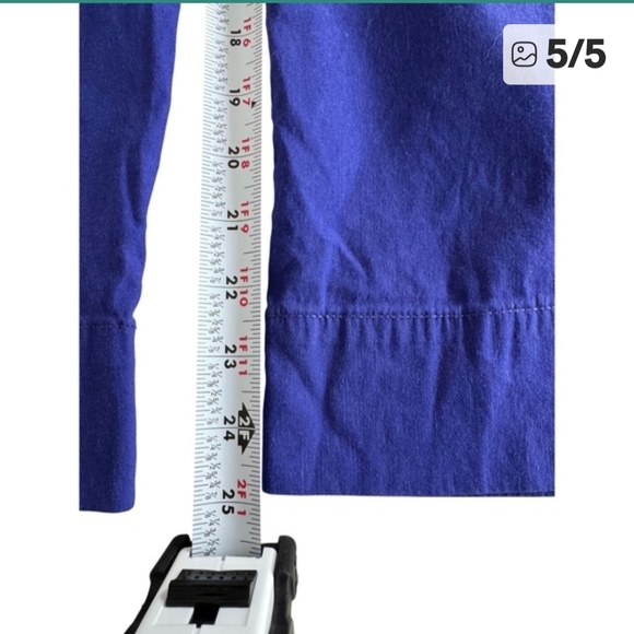 Maeve By Anthropologie Crop Collette In A Beautiful Purplish Blue Color Size 29 - Picture 5 of 5